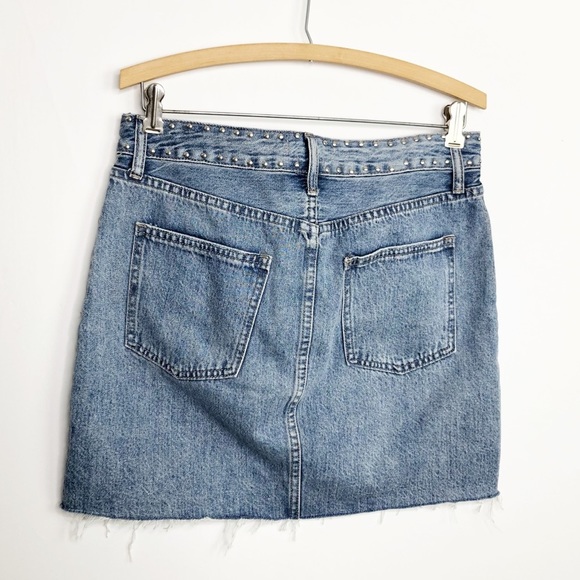 PISTOLA studded denim mini skirt - Picture 7 of 8